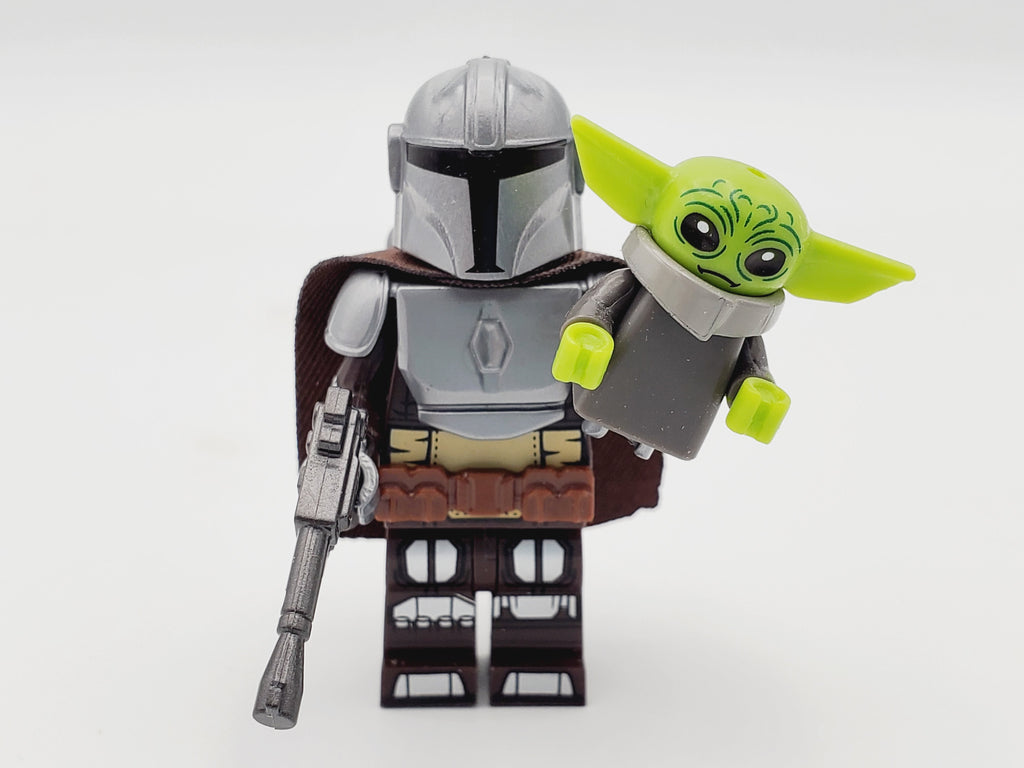 Star Wars Mandalorian Ahsoka Baby Yoda Custom 3 Minifigures Set