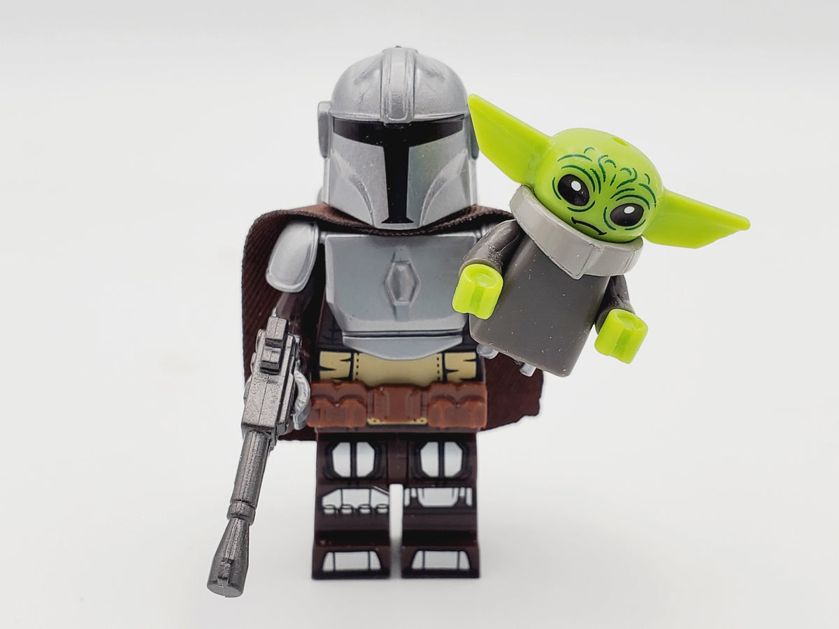 Star Wars Mandalorian Ahsoka Baby Yoda Custom 3 Minifigures Set