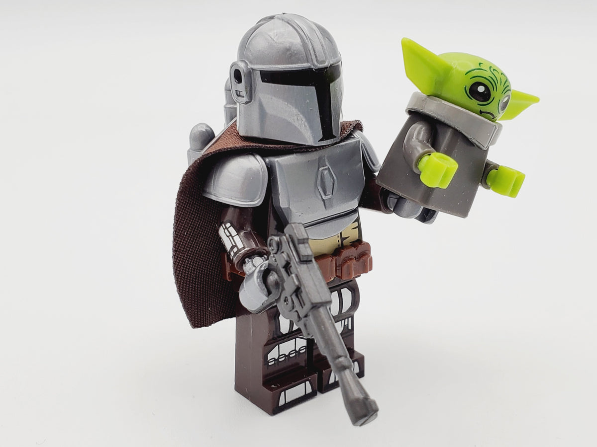 Star Wars Mandalorian Ahsoka Baby Yoda Custom 3 Minifigures Set