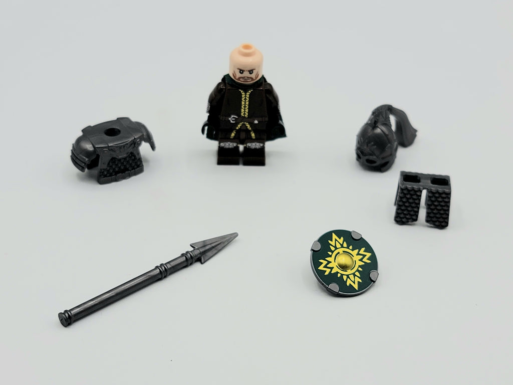 LOTR Rohan Royal Guards Heavy Short Spears Army 10 Minifigures Set