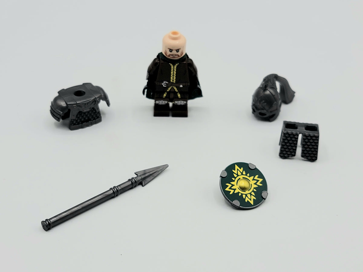 LOTR Rohan Royal Guards Heavy Short Spears Army 10 Minifigures Set