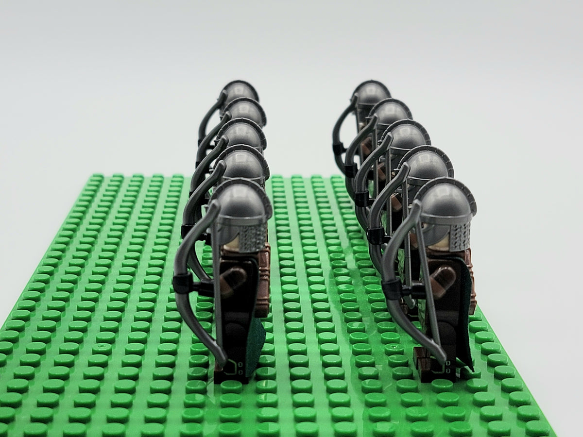 LOTR Rohan Royal Guards Light Archers Army 10 Minifigures Set