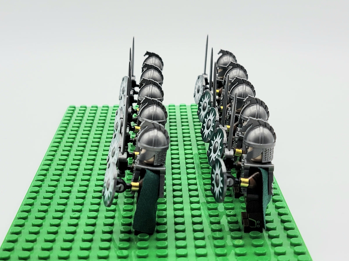 LOTR Rohan Royal Guards Heavy Longswords Army 10 Minifigures Set
