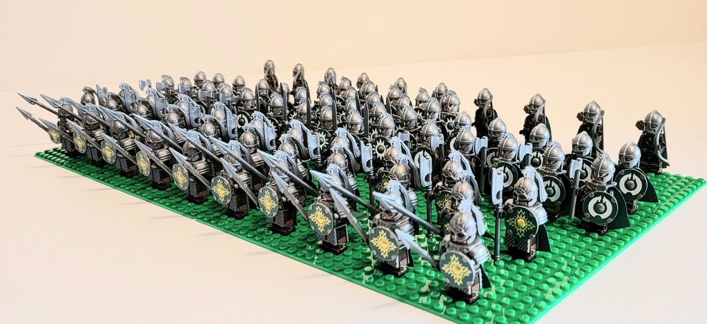 LOTR Rohan Royal Guards Battalion Infantry Army 80 Minifigures Set