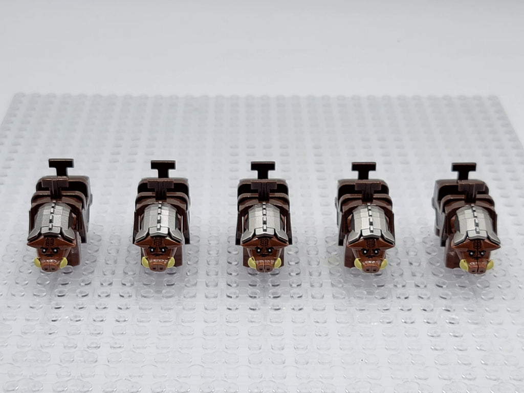 Boars Custom For Building Block Minifigures x5