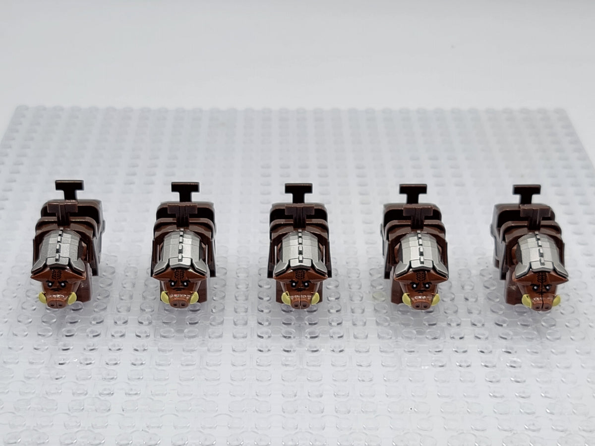 Boars Custom For Building Block Minifigures x5