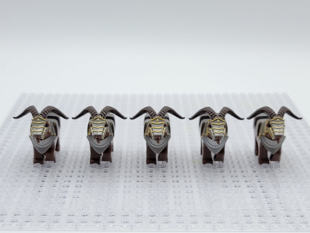 Rams Custom For Building Block Minifigures x5