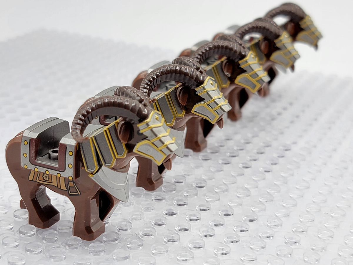 Rams Custom For Building Block Minifigures x5