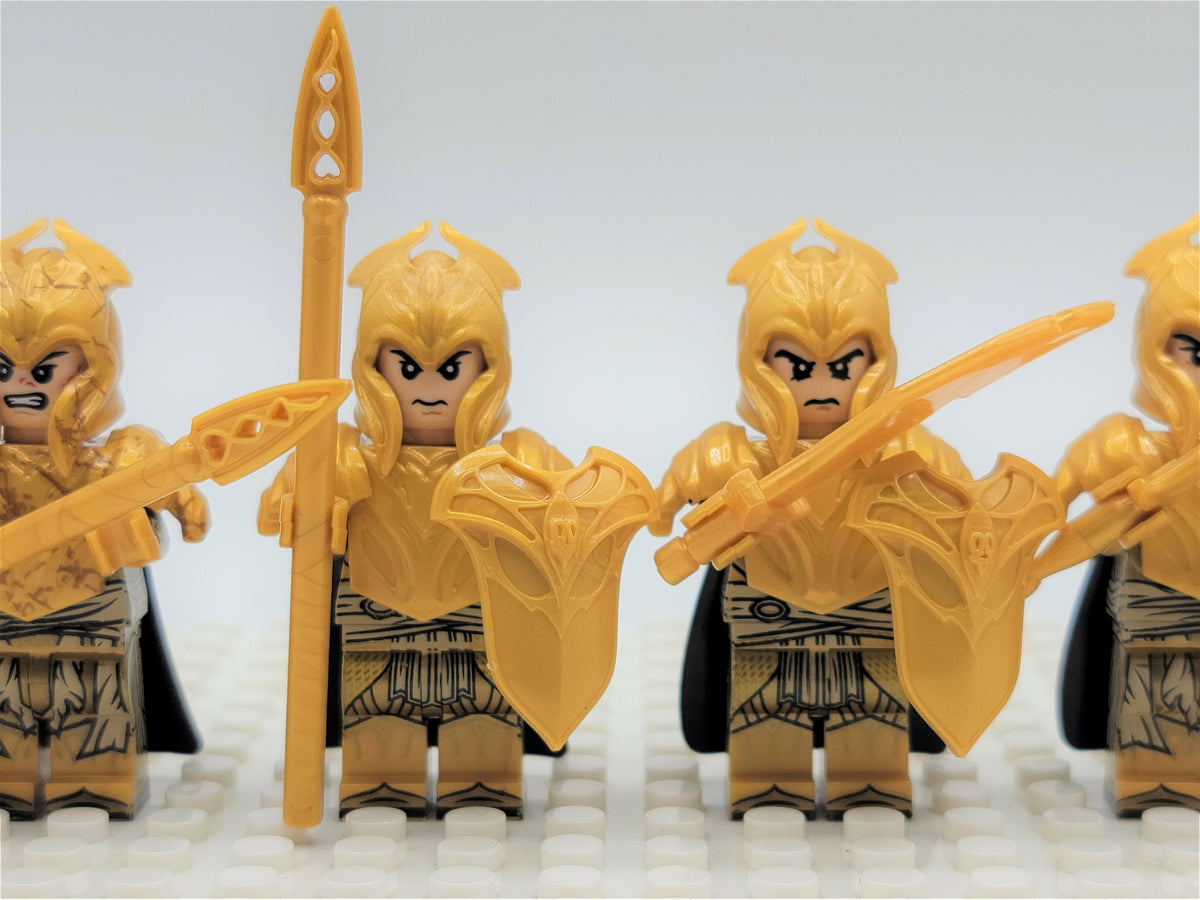 LOTR Mirkwood Elves Infantry Assortment Army 8 Minifigures Set XH