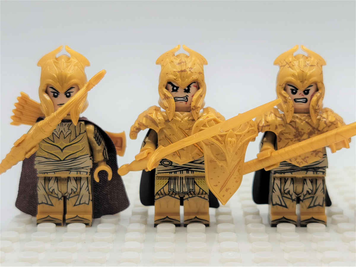LOTR Mirkwood Elves Infantry Assortment Army 8 Minifigures Set XH