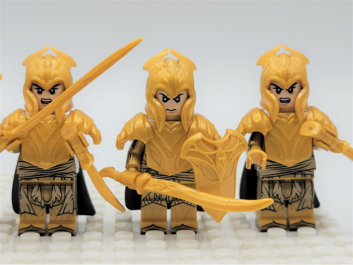 LOTR Mirkwood Elves Infantry Assortment Army 8 Minifigures Set XH