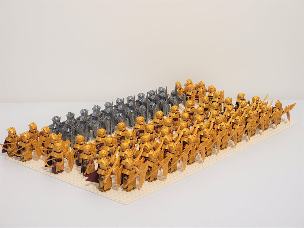 LOTR Mirkwood Elves Battalion Infantry Army 80 Minifigures Set