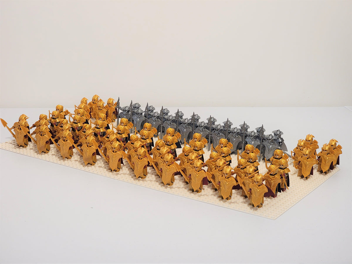 LOTR Mirkwood Elves Battalion Infantry Army 80 Minifigures Set