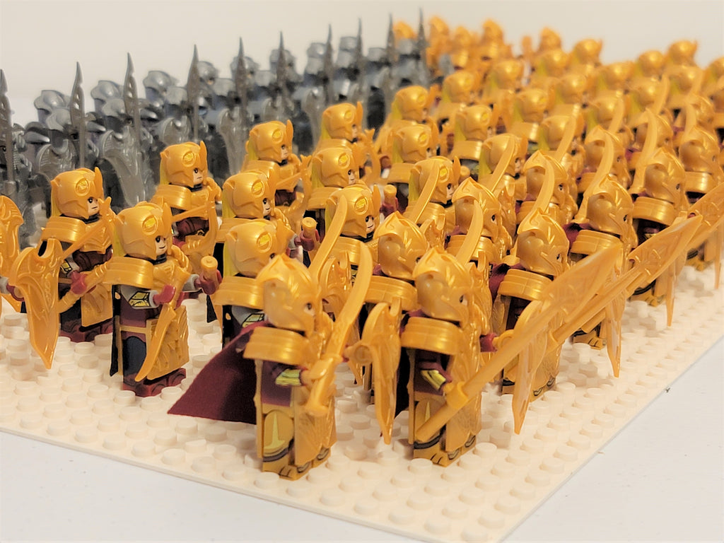 LOTR Mirkwood Elves Battalion Infantry Army 80 Minifigures Set