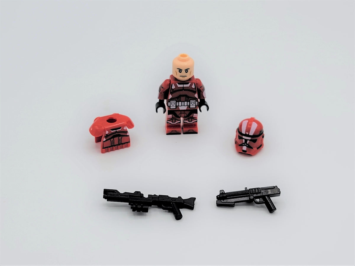 Star Wars Red Mist Armored Clones x10 Minifigures Set