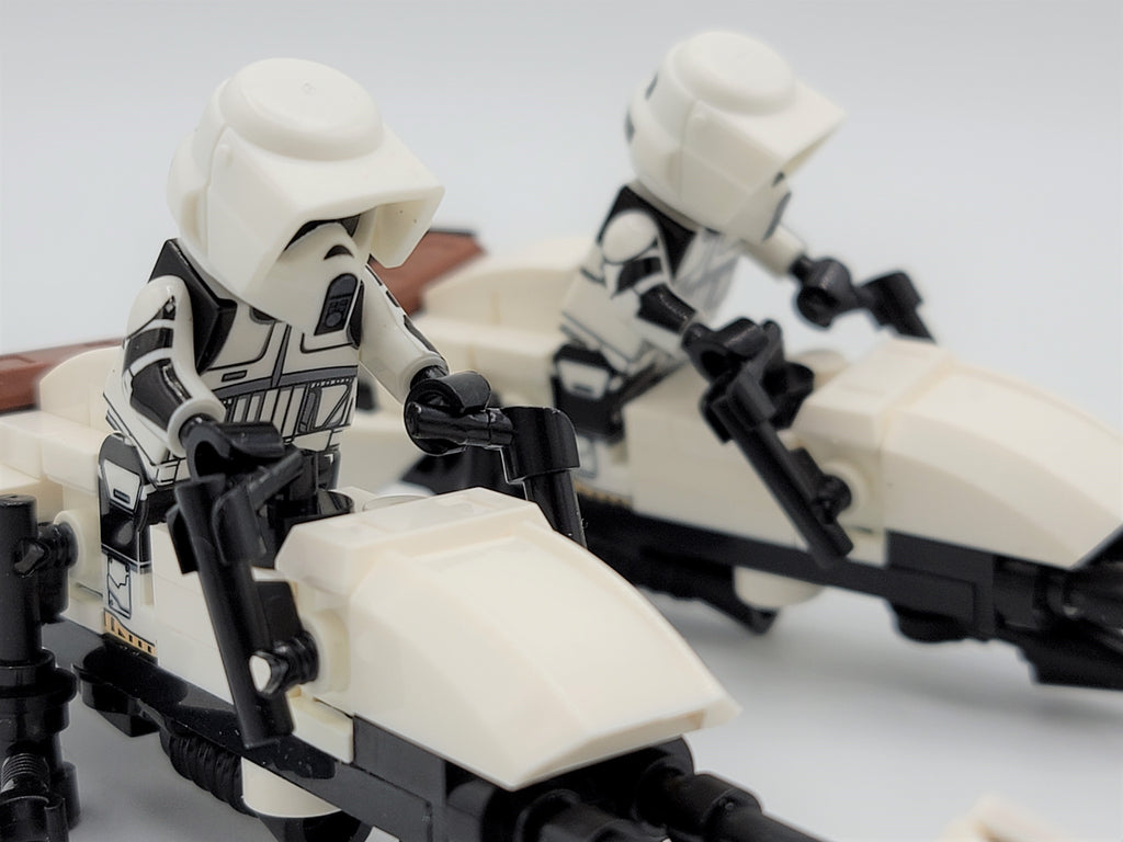 Star Wars Speeder Bike Scout Troopers 2 Minifigures Set
