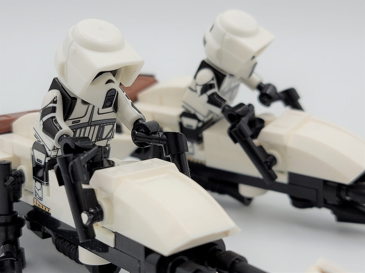 Star Wars Speeder Bike Scout Troopers 2 Minifigures Set