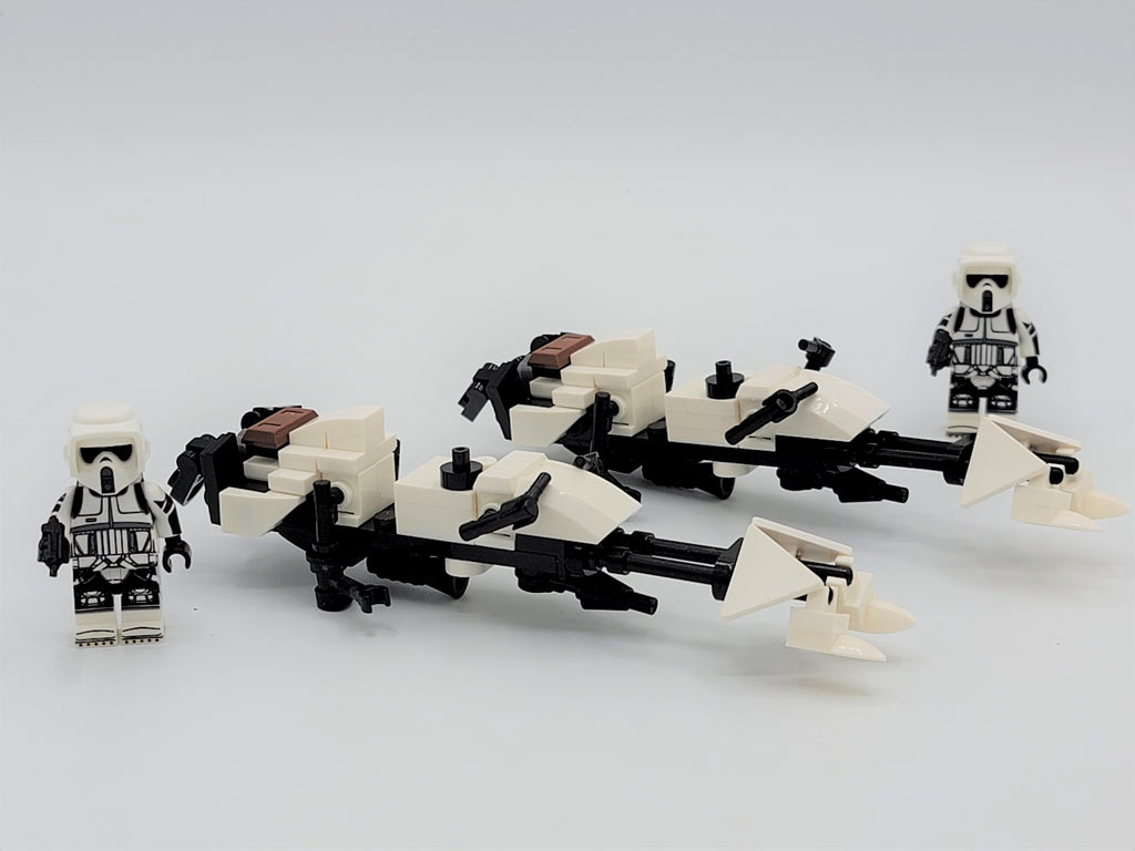 Star Wars Speeder Bike Scout Troopers 2 Minifigures Set
