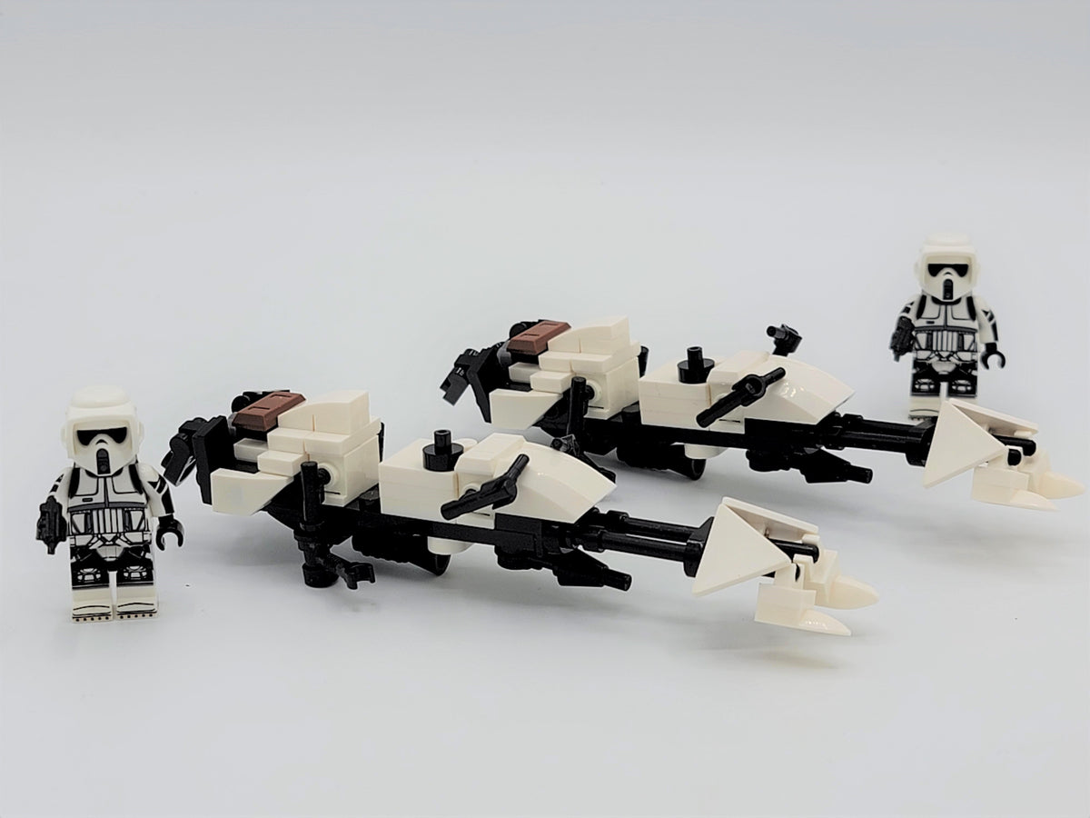Star Wars Speeder Bike Scout Troopers 2 Minifigures Set