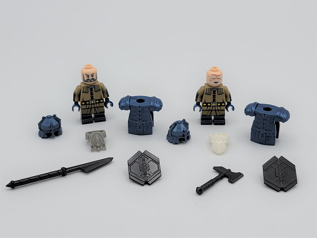 LOTR Mountain Dwarves Heavy Cobalt Army 10 Minifigures Set