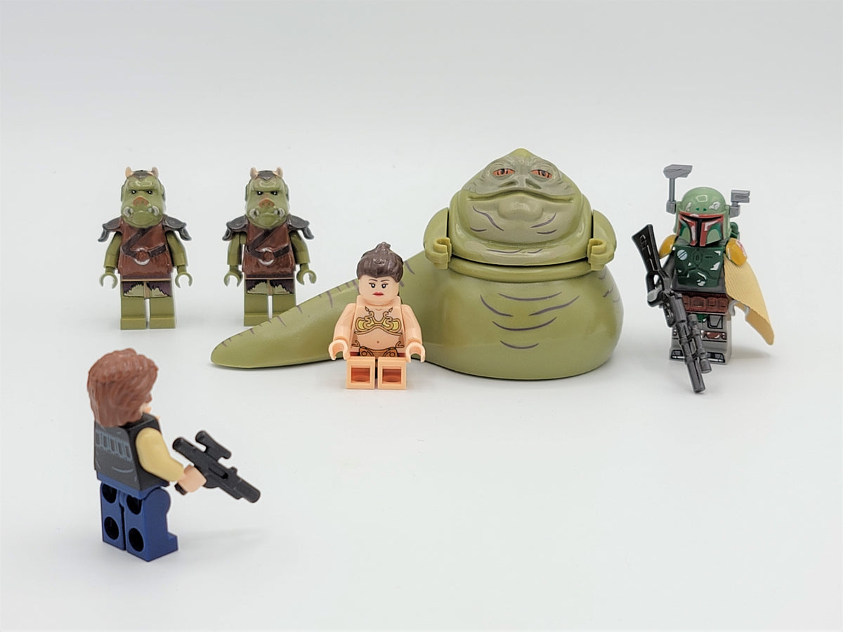 Star Wars Jabba Custom 6 Set Han Solo Slave Leia Boba Fett