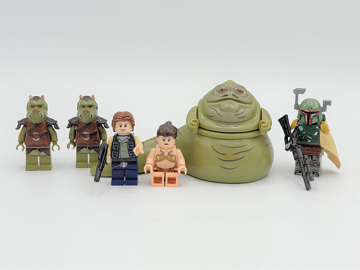 Star Wars Jabba Custom 6 Set Han Solo Slave Leia Boba Fett