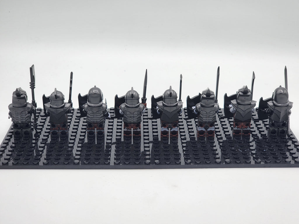 LOTR Custom Heavy Armored Gundabad Orcs Assortment 8 Minifigures Set