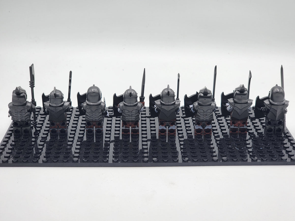 LOTR Custom Heavy Armored Gundabad Orcs Assortment 8 Minifigures Set