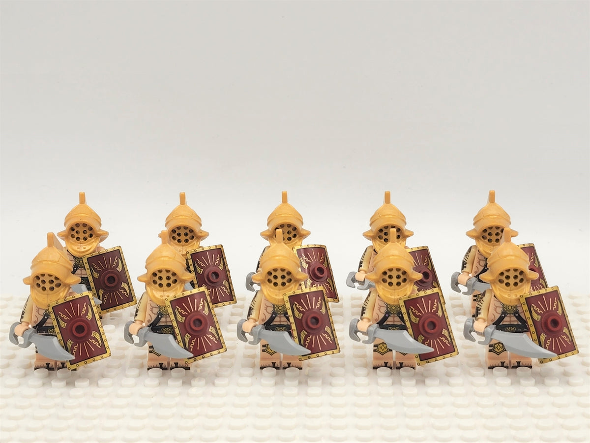 Roman Gladiators Custom 10pcs Set