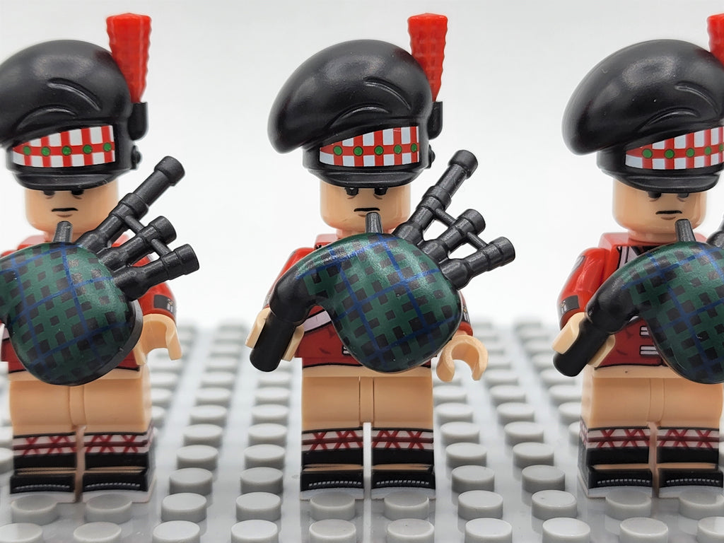 Scottish Bagpipers Custom 5 Minifigures Set N006