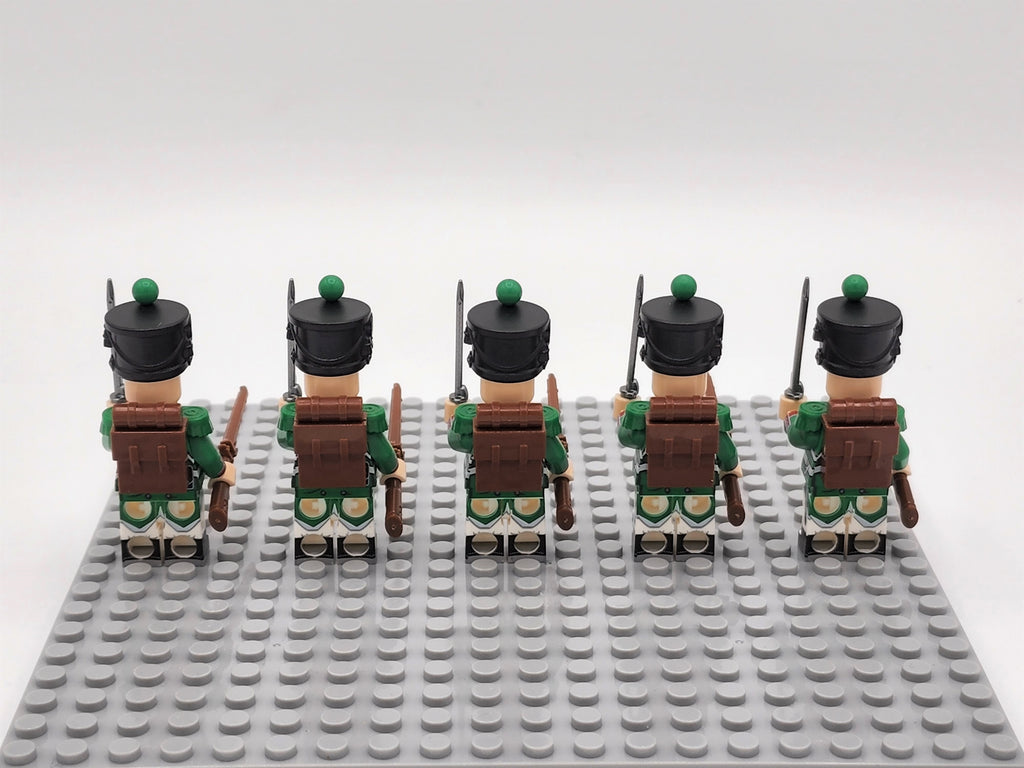 Italian Light Infantry Custom 5 Minifigures Set N012
