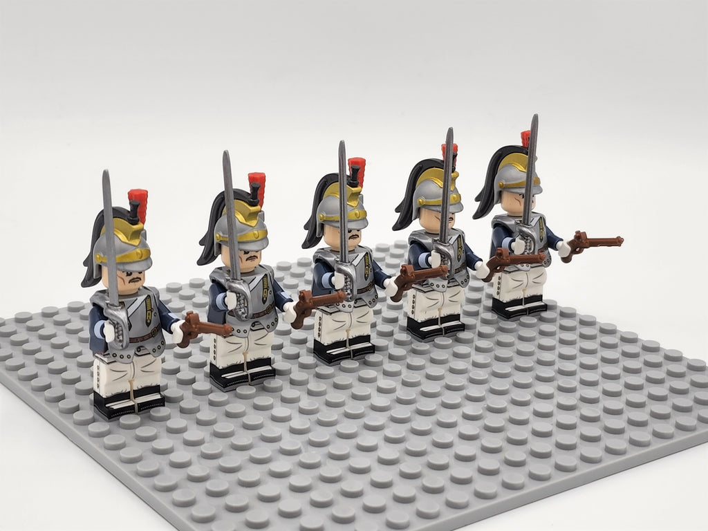 French Cuirassiers Custom 5 Minifigures Set N007