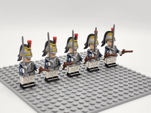 French Cuirassiers Custom 5 Minifigures Set N007