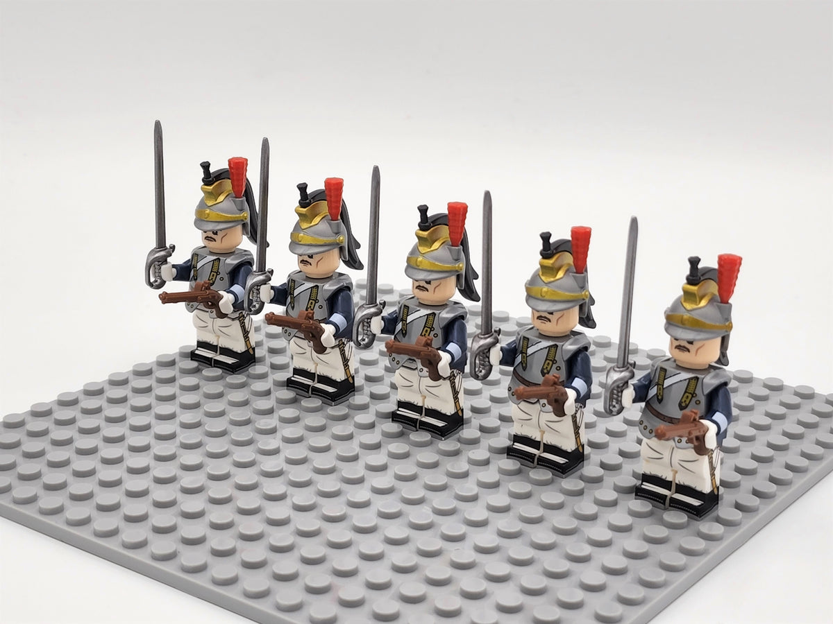 French Cuirassiers Custom 5 Minifigures Set N007