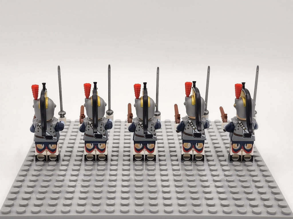 French Cuirassiers Custom 5 Minifigures Set N007