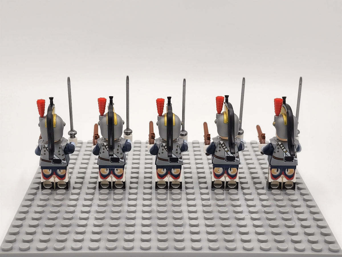 French Cuirassiers Custom 5 Minifigures Set N007