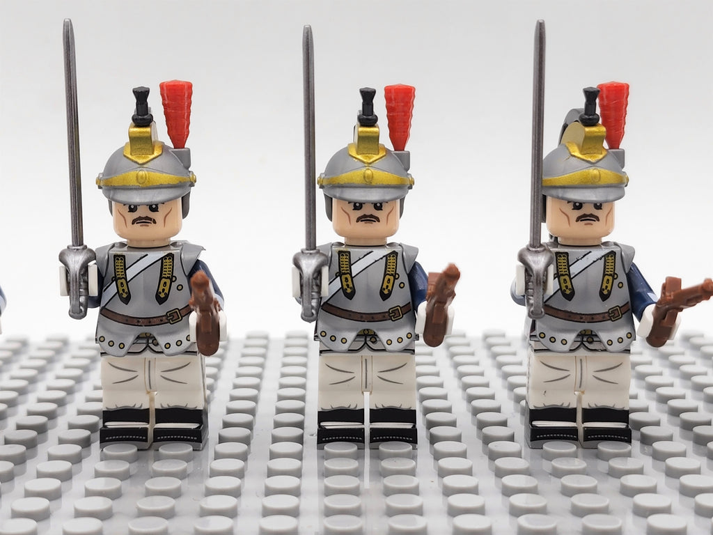 French Cuirassiers Custom 5 Minifigures Set N007