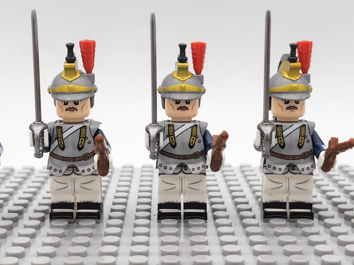 French Cuirassiers Custom 5 Minifigures Set N007
