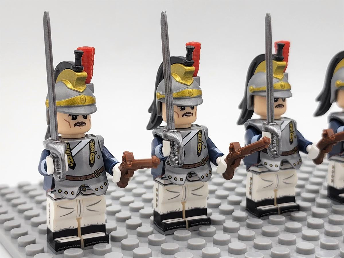 French Cuirassiers Custom 5 Minifigures Set N007