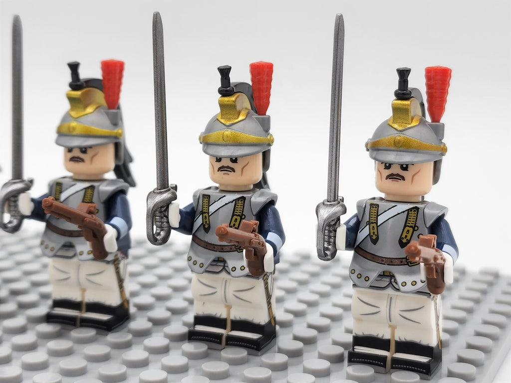 French Cuirassiers Custom 5 Minifigures Set N007