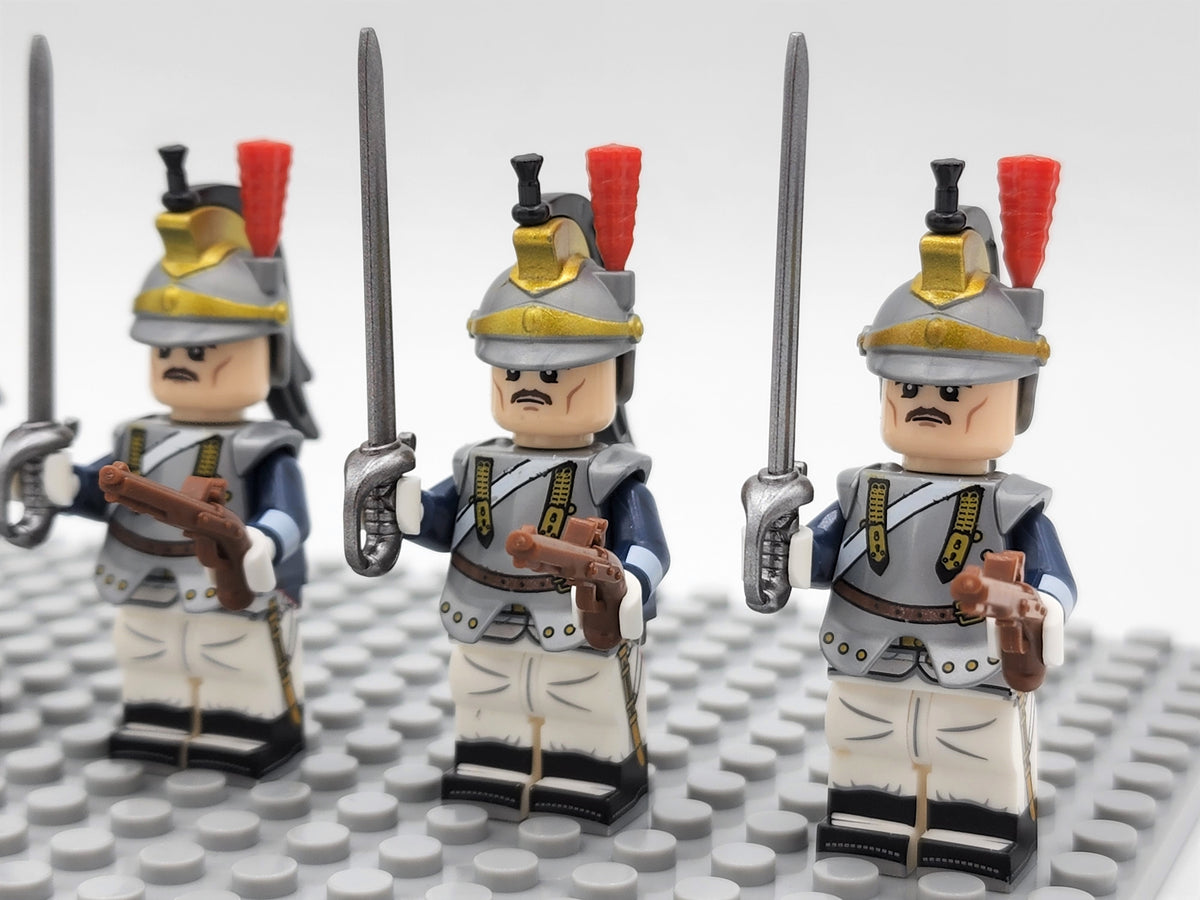 French Cuirassiers Custom 5 Minifigures Set N007