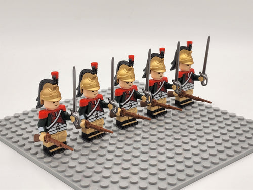 French Dragoons Custom 5 Minifigures Set N008