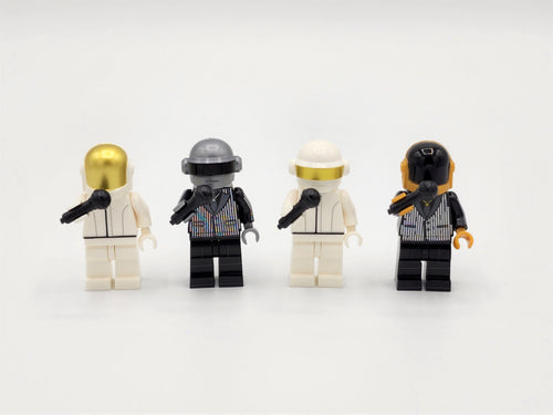 Daft Punk Custom 4 Minifigures Set