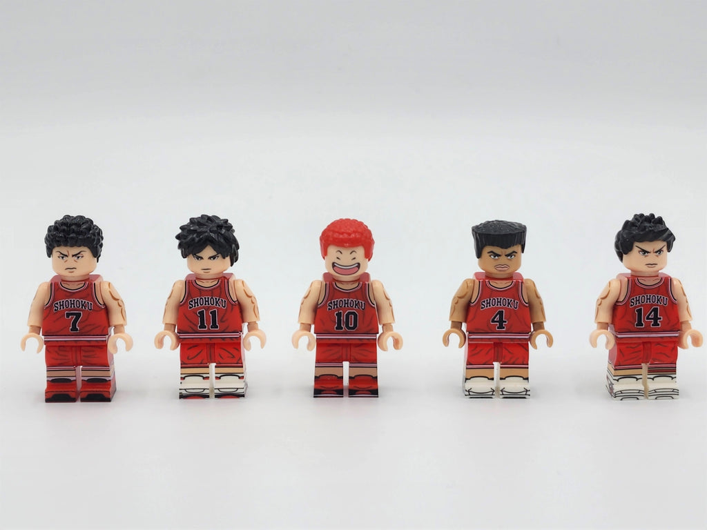 Slam Dunk Anime Custom 8 Minifgures Set