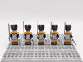 Officers of  the French Infantry Custom 5 Minifigures Set N015