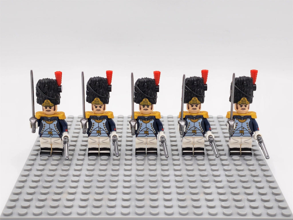 Officers of the Old Guard Grenadiers Custom 5 Minifigures Set N014
