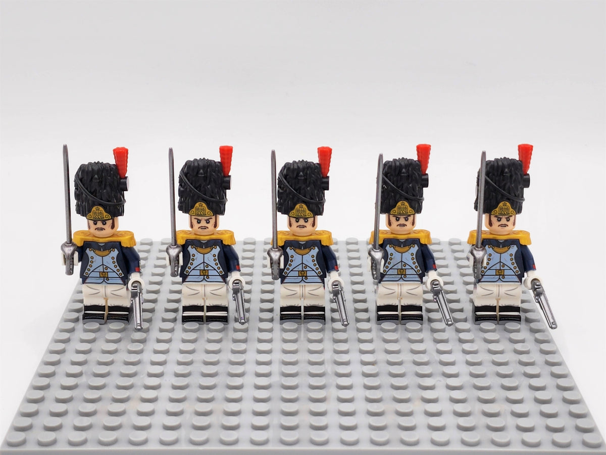 Officers of the Old Guard Grenadiers Custom 5 Minifigures Set N014
