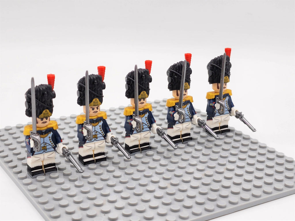 Officers of the Old Guard Grenadiers Custom 5 Minifigures Set N014