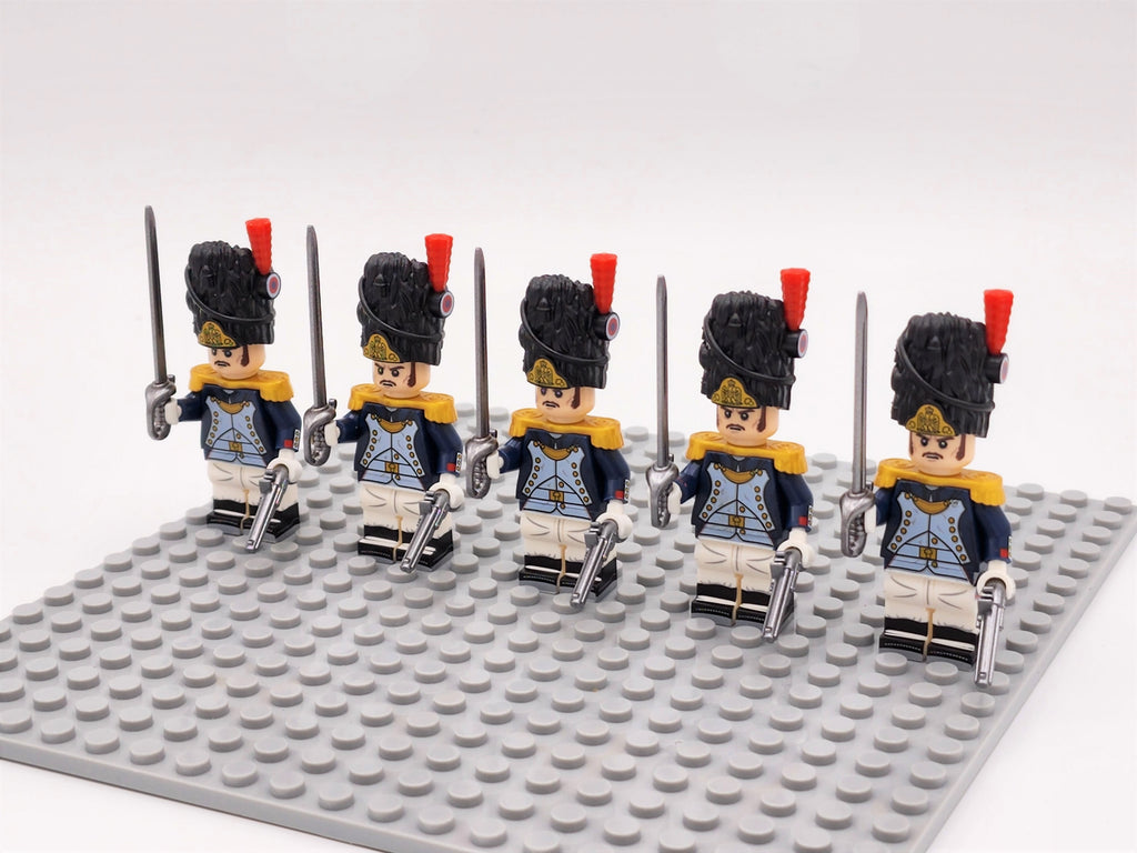 Officers of the Old Guard Grenadiers Custom 5 Minifigures Set N014