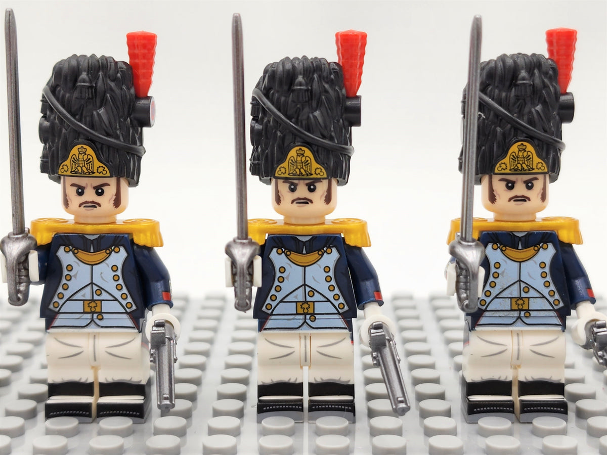 Officers of the Old Guard Grenadiers Custom 5 Minifigures Set N014